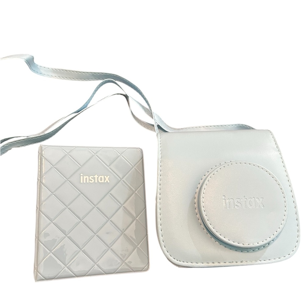 Mini Instax 9 Light Blue Camera Case and Album Set